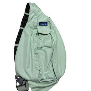 Kavu Green Rope Bag Sling Back Back Pack Adjustable Polyester